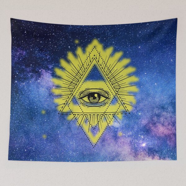Item preview, 3rd eye with galaxy cosmo/eye inside triangle  designed and sold by ChamodSachintha.