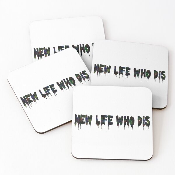Item preview, new life, who dis? designed and sold by MoonLilly18.