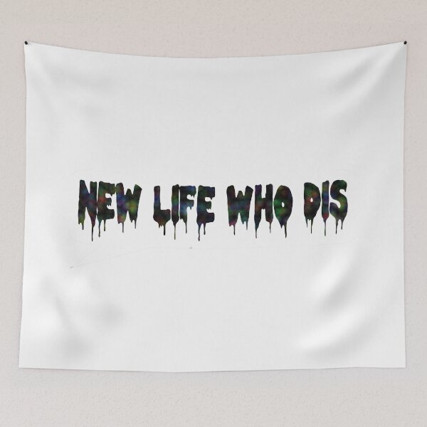 Item preview, new life, who dis? designed and sold by MoonLilly18.