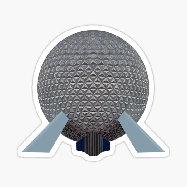 Spaceship Earth Epcot Ball Straw Topper / Earrings / Badge Reel