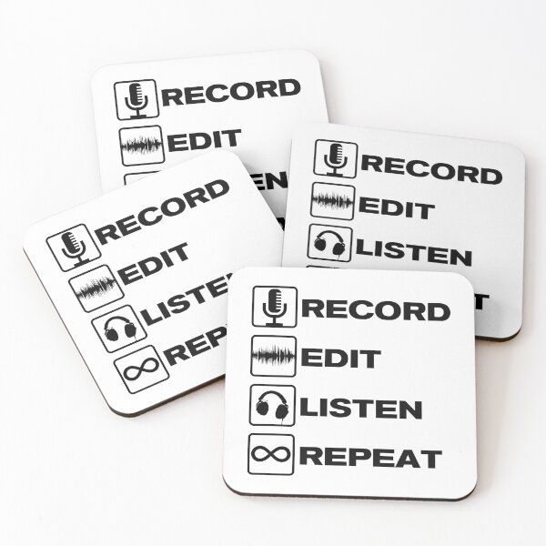 Item preview, Record, Edit, Listen, Repeat designed and sold by Square Root of Squid.