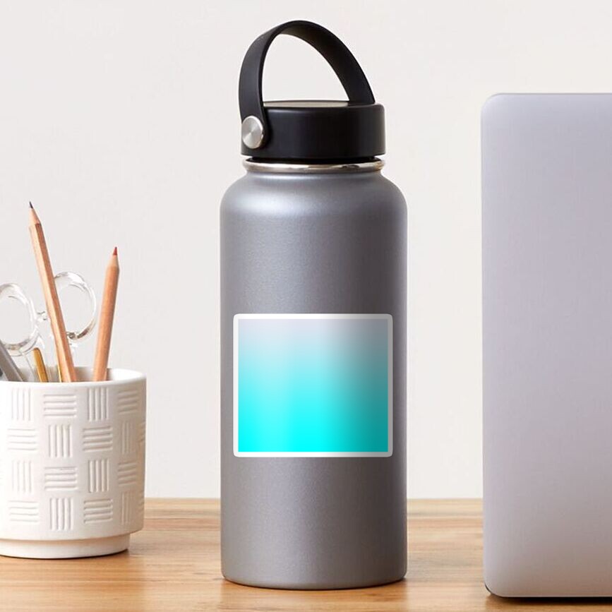 Aqua Ombre Sticker