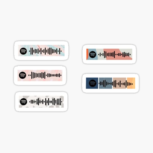 LUKE COMBS SPOTIFY SONG SCANS Sticker