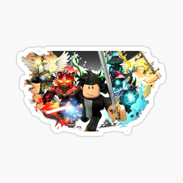 Roblox Logo Stickers Redbubble - how to get texture on bloxburg mobile mapnal playz roblox
