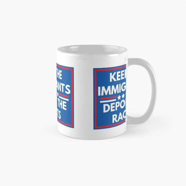 Item preview, Mantenga a los inmigrantes deportando a los racistas designed and sold by AmpersandCuster.