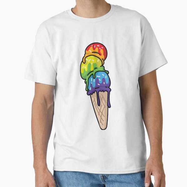 Item preview, gay pride ice cream cones  designed and sold by Ygie.