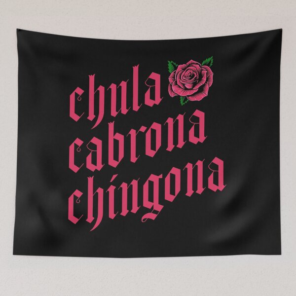 Item preview, Chula Cabrona Chingona Pink Rose Gift designed and sold by BoldNewLook.