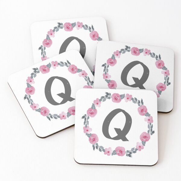 Item preview, Floral Wreath That Starts With The Letter "Q" designed and sold by Lifestylenoise.