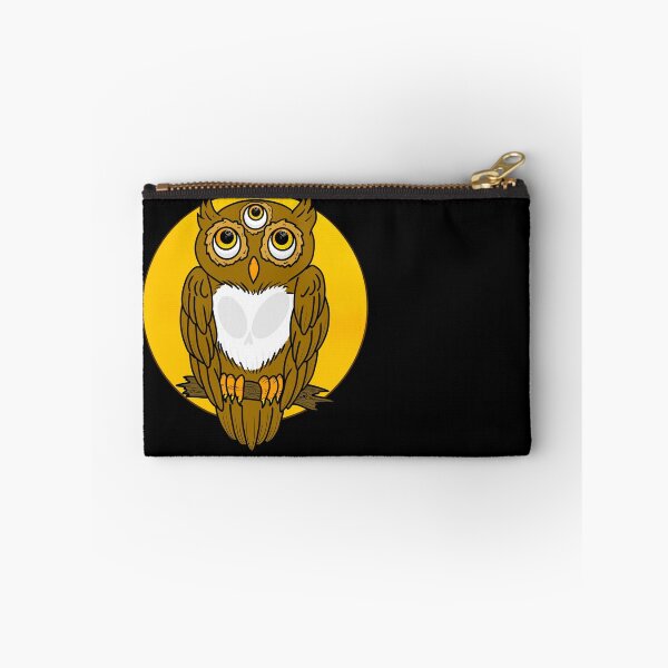 Aperçu de l'œuvre 3 Eyed Hootie Owl avec lune créée et vendue par zigawaniduk.