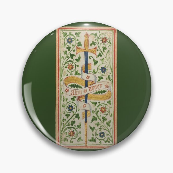 Item preview, Medieval Italian Tarot Card Ace of Swords designed and sold by ThievingNargles.