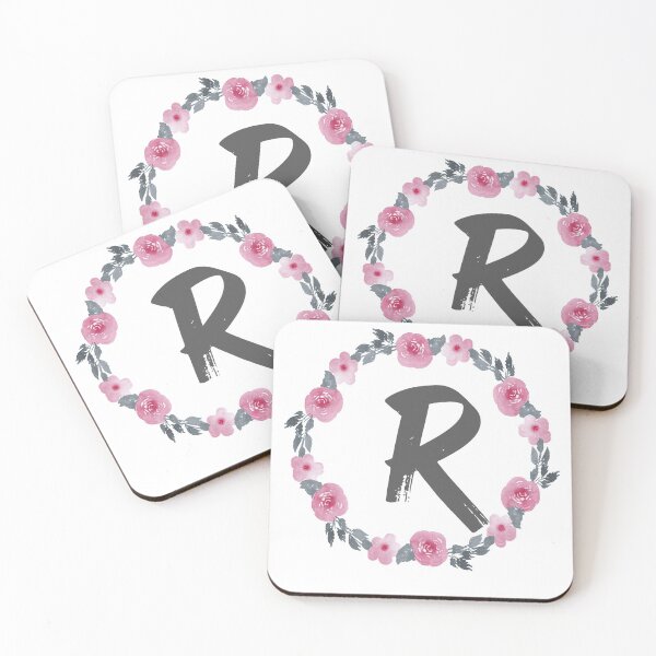 Item preview, Floral Wreath That Starts With The Letter "R" designed and sold by Lifestylenoise.