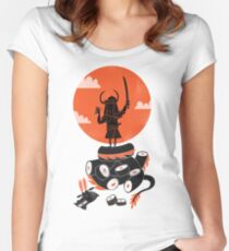 Samurai Sushi Women's Fitted Scoop T-Shirt