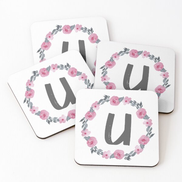 Item preview, Floral Wreath That Starts With The Letter "U" designed and sold by Lifestylenoise.