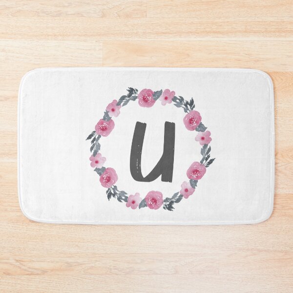 Item preview, Floral Wreath That Starts With The Letter "U" designed and sold by Lifestylenoise.