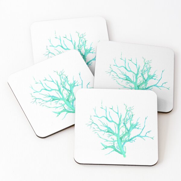 Item preview, Coral reef in blue designed and sold by latiendadearyam.