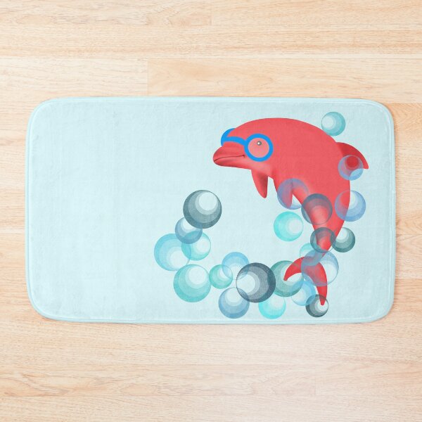 Item preview, Red dolphin pattern designed and sold by Aerithcloud01.