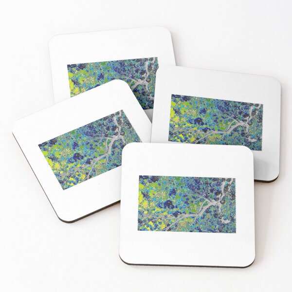 Item preview, Thermal image of a cherry tree in bloom designed and sold by ThermoViking.