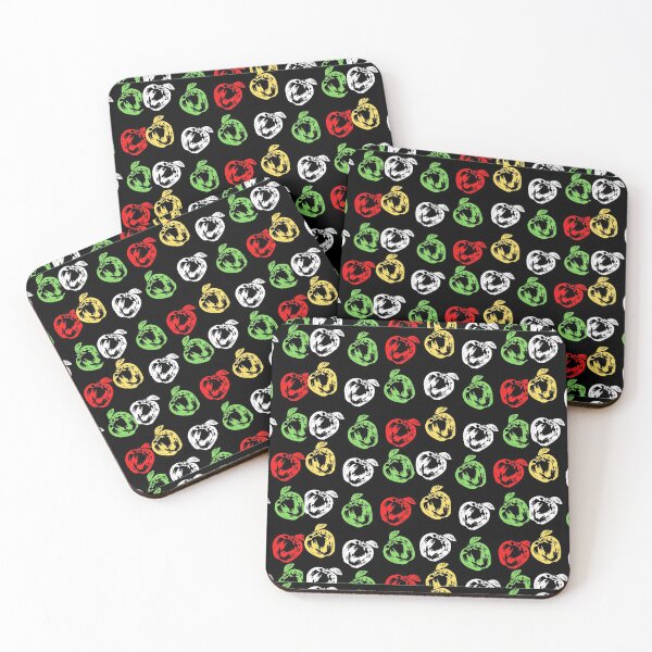 Item preview, Basic black colorful realism apple fruit pattern gift design designed and sold by Michael Schmidt.