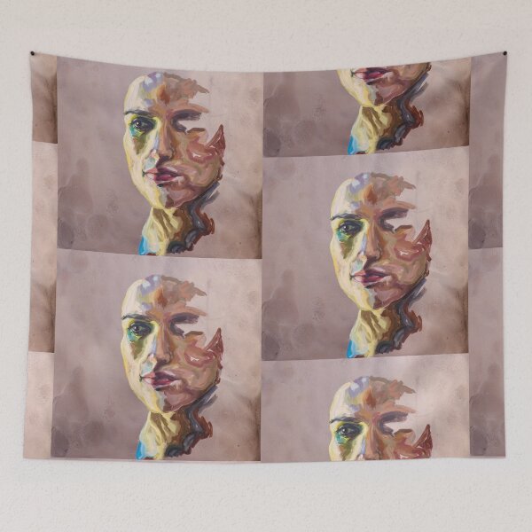 Item preview, Keeping one eye open 2 (gouache painting) designed and sold by AshleighMakes.