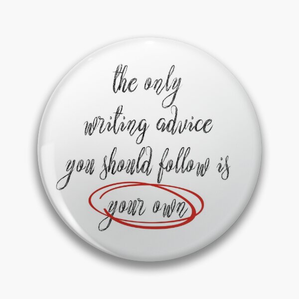 Item preview, writing advice designed and sold by FandomsShirtsPH Inc.