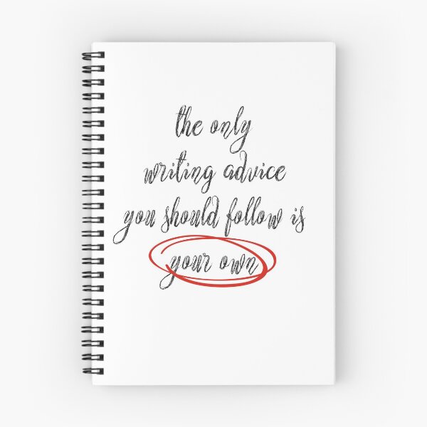 Item preview, writing advice designed and sold by FandomsShirtsPH Inc.