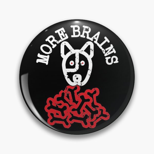 Item preview, More Brains Zombie Bull Terrier Red Bones Halloween Costume designed and sold by GravitiTees.