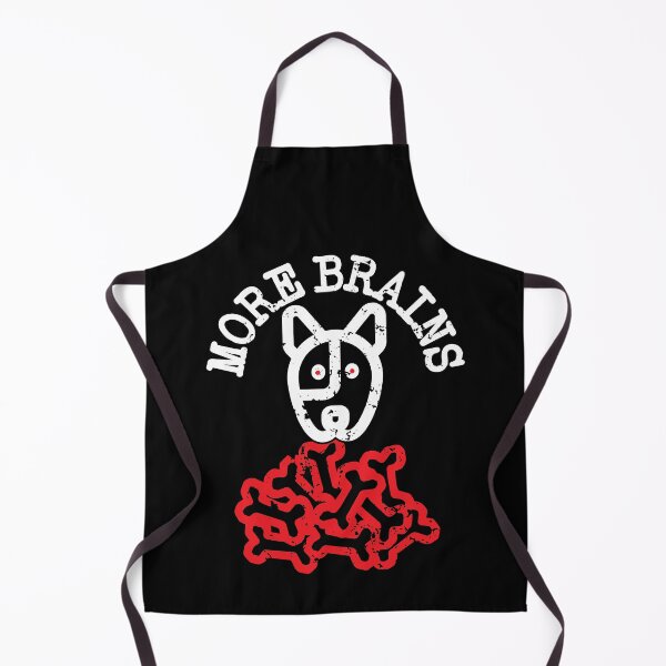 Item preview, More Brains Zombie Bull Terrier Red Bones Halloween Costume designed and sold by GravitiTees.