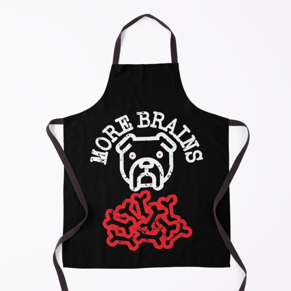 Item preview, More Brains Zombie Bulldog Red Bones Halloween Costume designed and sold by GravitiTees.