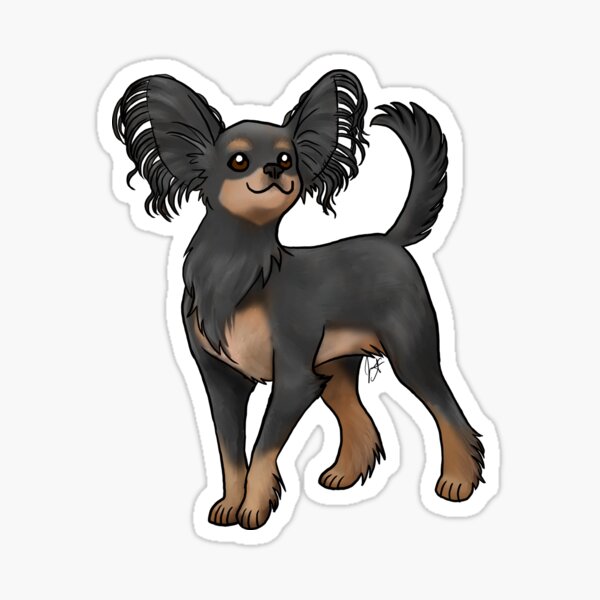 Item preview, Russiky Toy - Long Haired Black and Brown designed and sold by Jennifer Stolzer.