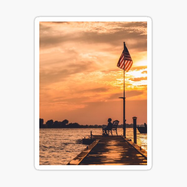 Item preview,  Sunset in america designed and sold by dtmtattoo.