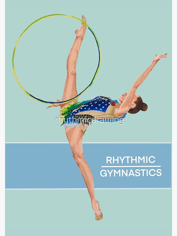 Rhythmic Gymnastics Anastasia Salos Hoop | Spiral Notebook