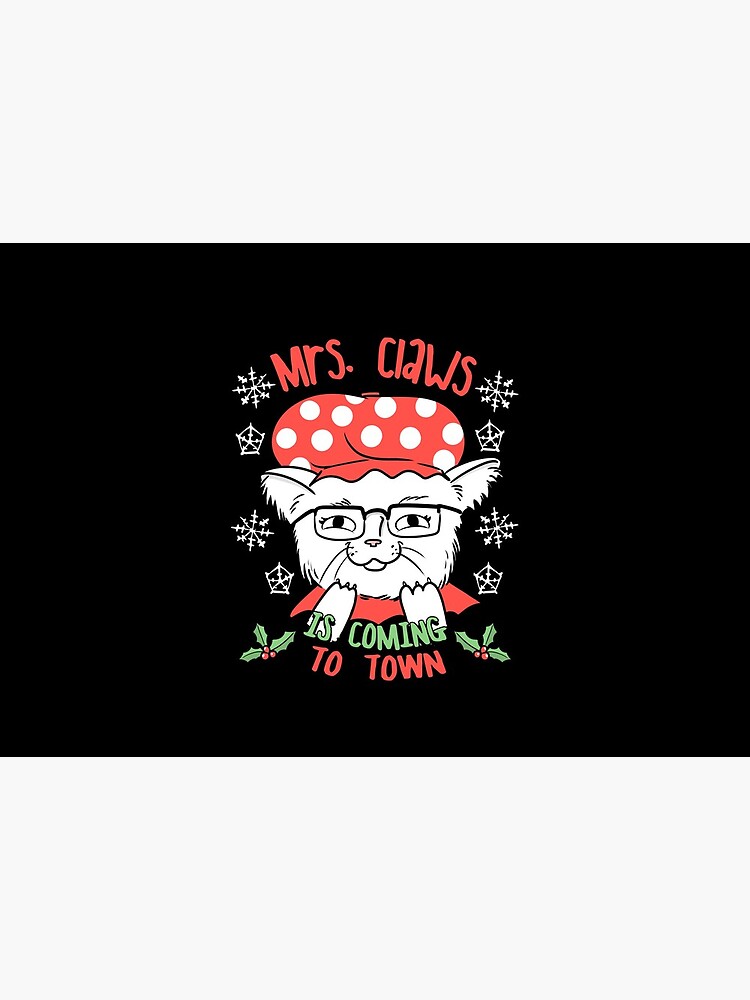 Mrs Santa Claws Cat | Christmas Kitty by Kittyworks