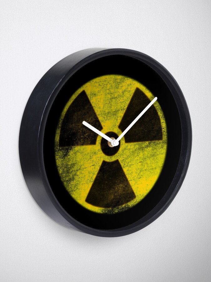 Alternate view of Hazard (Stencil) Clock