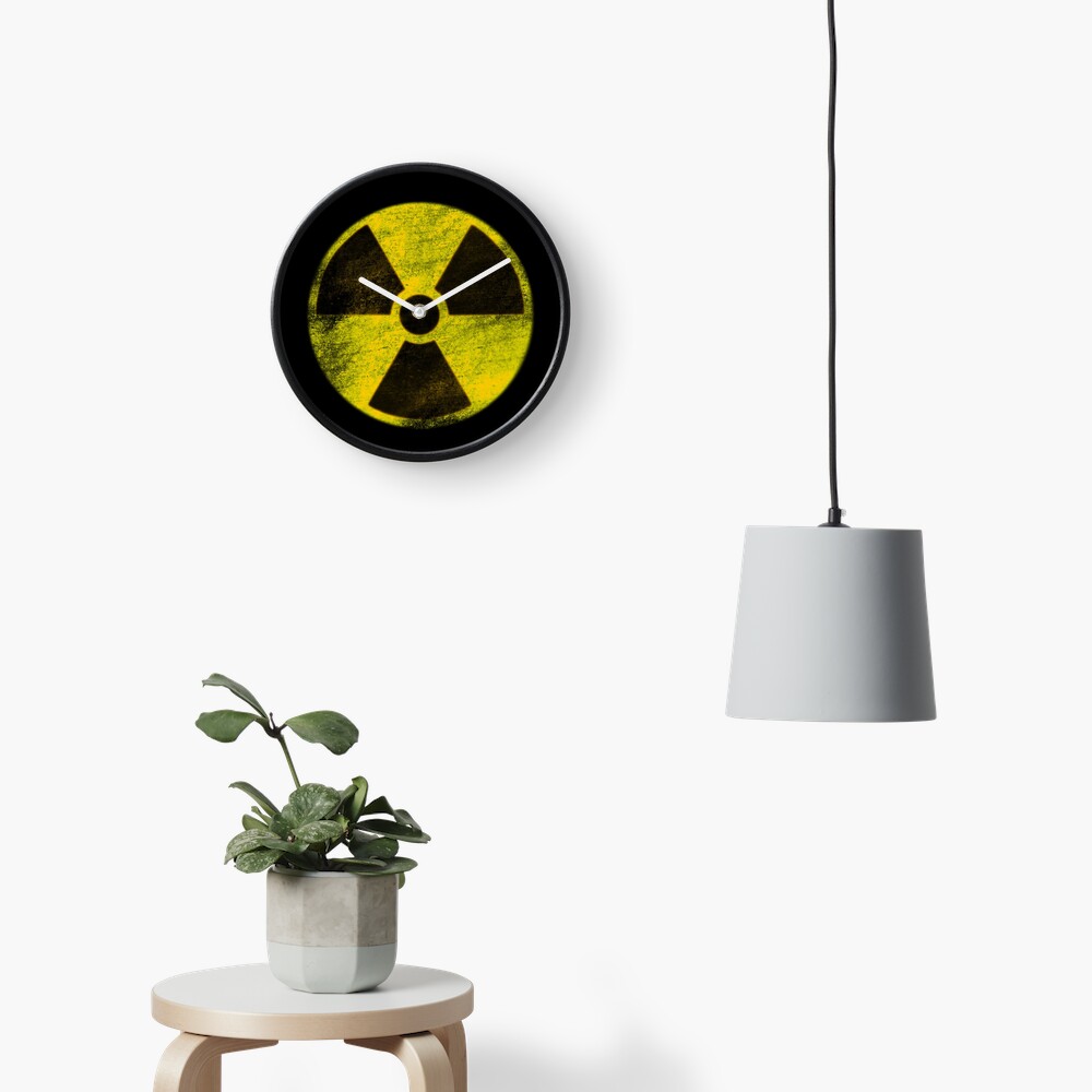 Hazard (Stencil) Clock