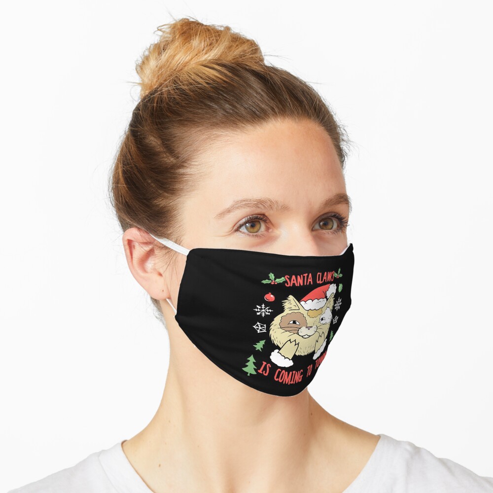 Santa Claws Cat | Christmas Kitty Mask
