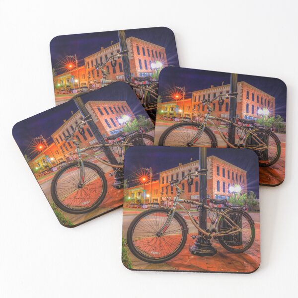 Item preview, City bike riding at Night designed and sold by Steven Kight.