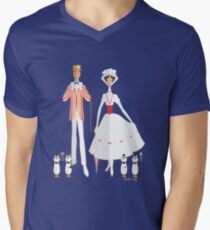 Lustiger Urlaub T-Shirt mit V-Ausschnitt für Männer