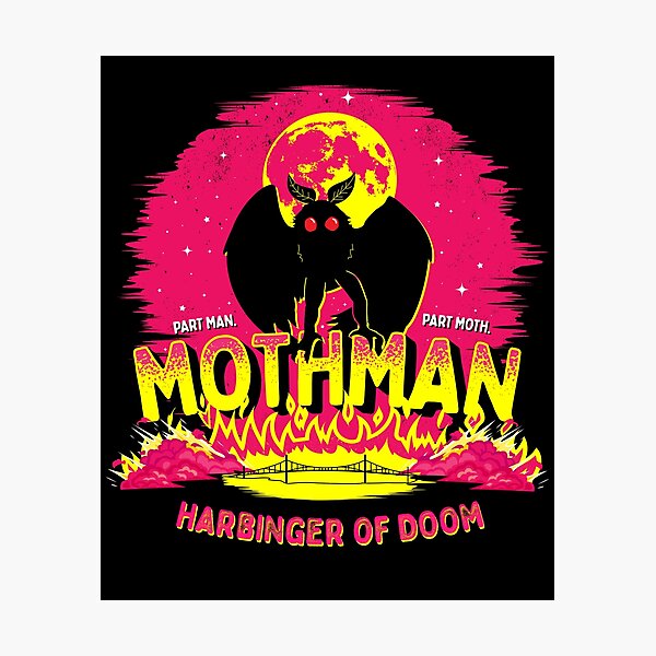 Mothman, Harbinger of Doom! Photographic Print
