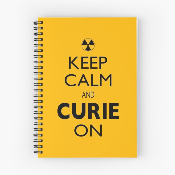 Item preview, Keep Calm and Curie On - Science Pun for Nerds designed and sold by Magic-Moon.