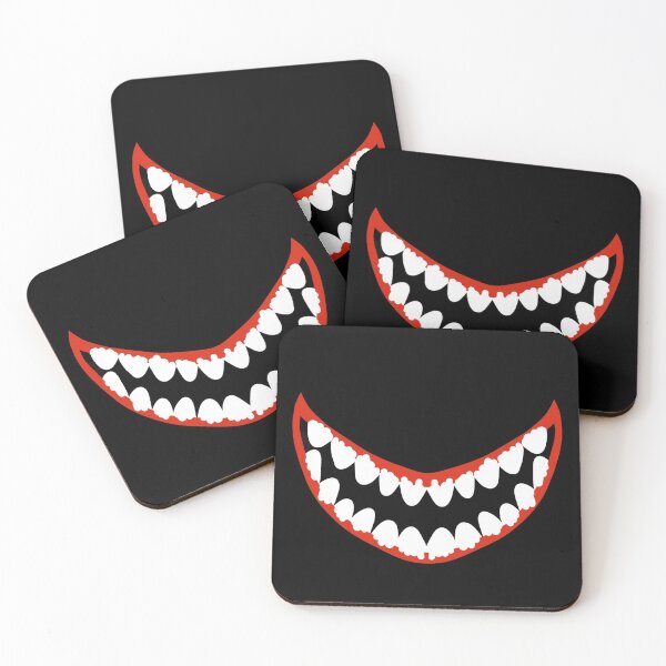 Item preview, Cheshire Cat Shark Jaw Wolf Dog Dentist Appointment Textile Pattern designed and sold by SeaNympth.