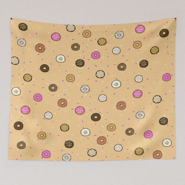 Item preview, FOOD DONUTS PATTERN designed and sold by LovelyRuky.