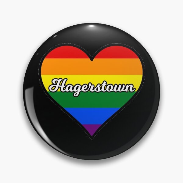 Item preview, Hagerstown Maryland Gay Pride Heart designed and sold by fearcity.