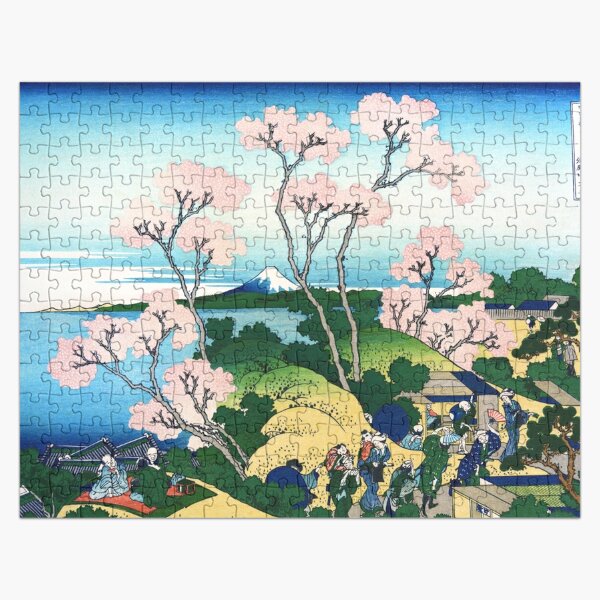 Random Puzzlemount Fuji Cherry Blossom 1000-piece Jigsaw Puzzle For Adults  - Unisex Gift