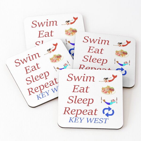 Item preview, Swim - Eat - Sleep - Repeat in Key West designed and sold by KeysTreasures.