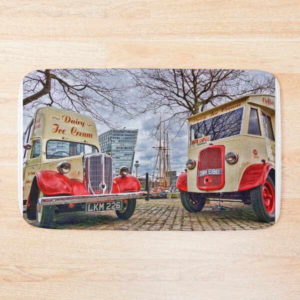Item preview, Vintage ice cream vans, Liverpool designed and sold by Beverley Goodwin.
