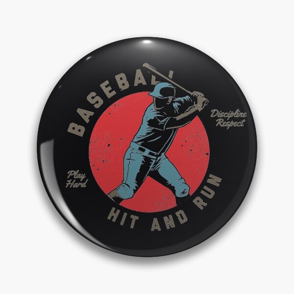 Item preview, Baseball Hit and Run designed and sold by wazoosi.