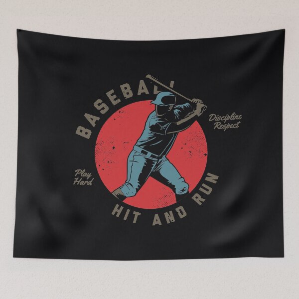 Item preview, Baseball Hit and Run designed and sold by wazoosi.