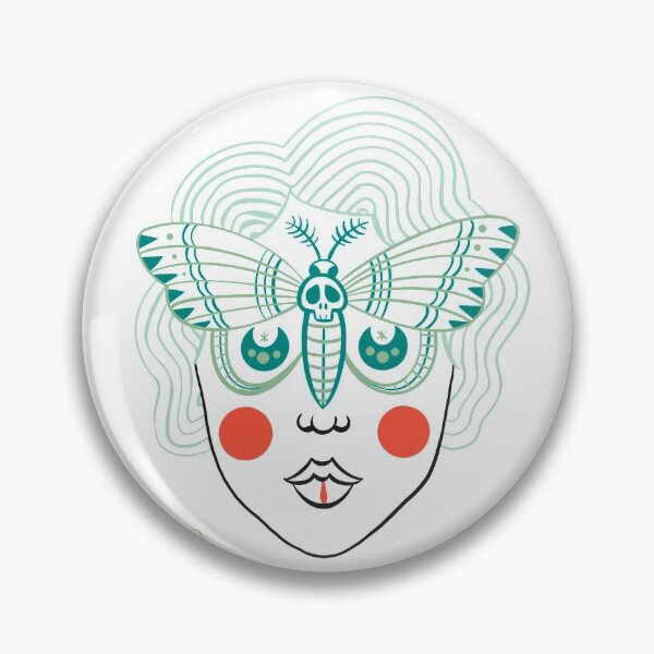 Item preview, Moth-face pattern  designed and sold by By-The-Chum.