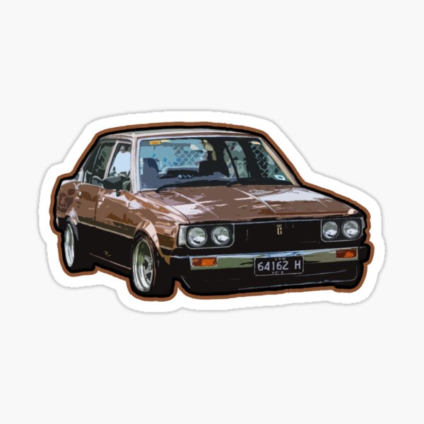Toyota Corolla Ke70 Stickers Redbubble