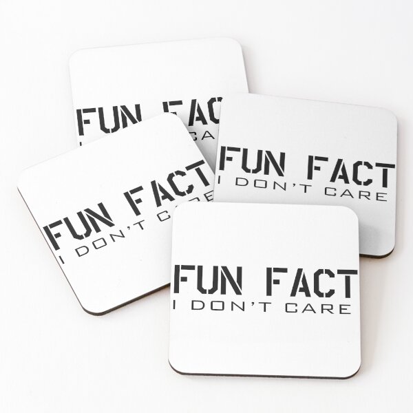 Item preview, Fun fact i don't care # 3 designed and sold by Achily.